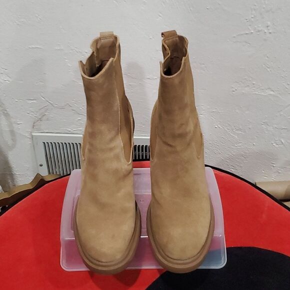 Nine West Ream Boots in Tan Suede Size - Picture 6 of 15